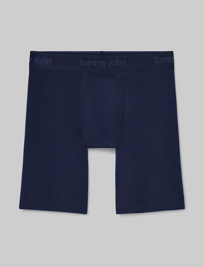 Second Skin Luxe Rib Boxer Brief 8"