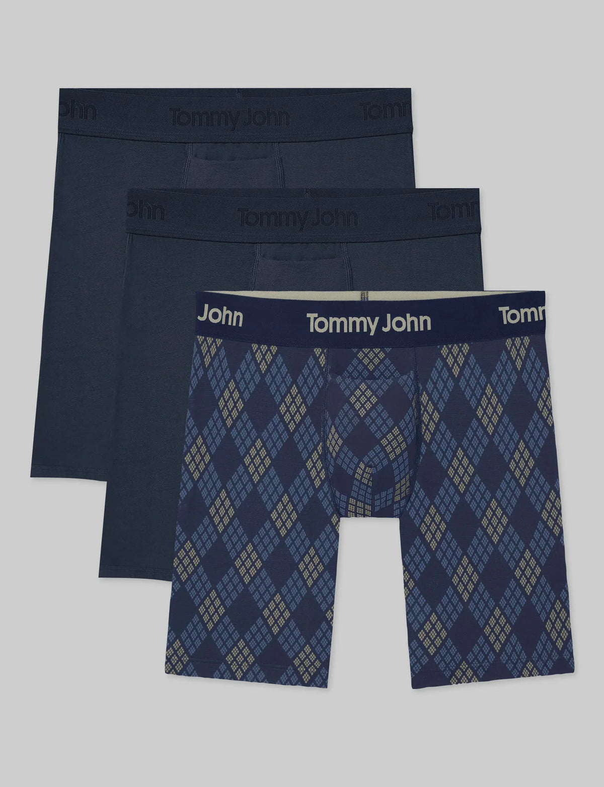 Second Skin Boxer Brief 8" (3-Pack)