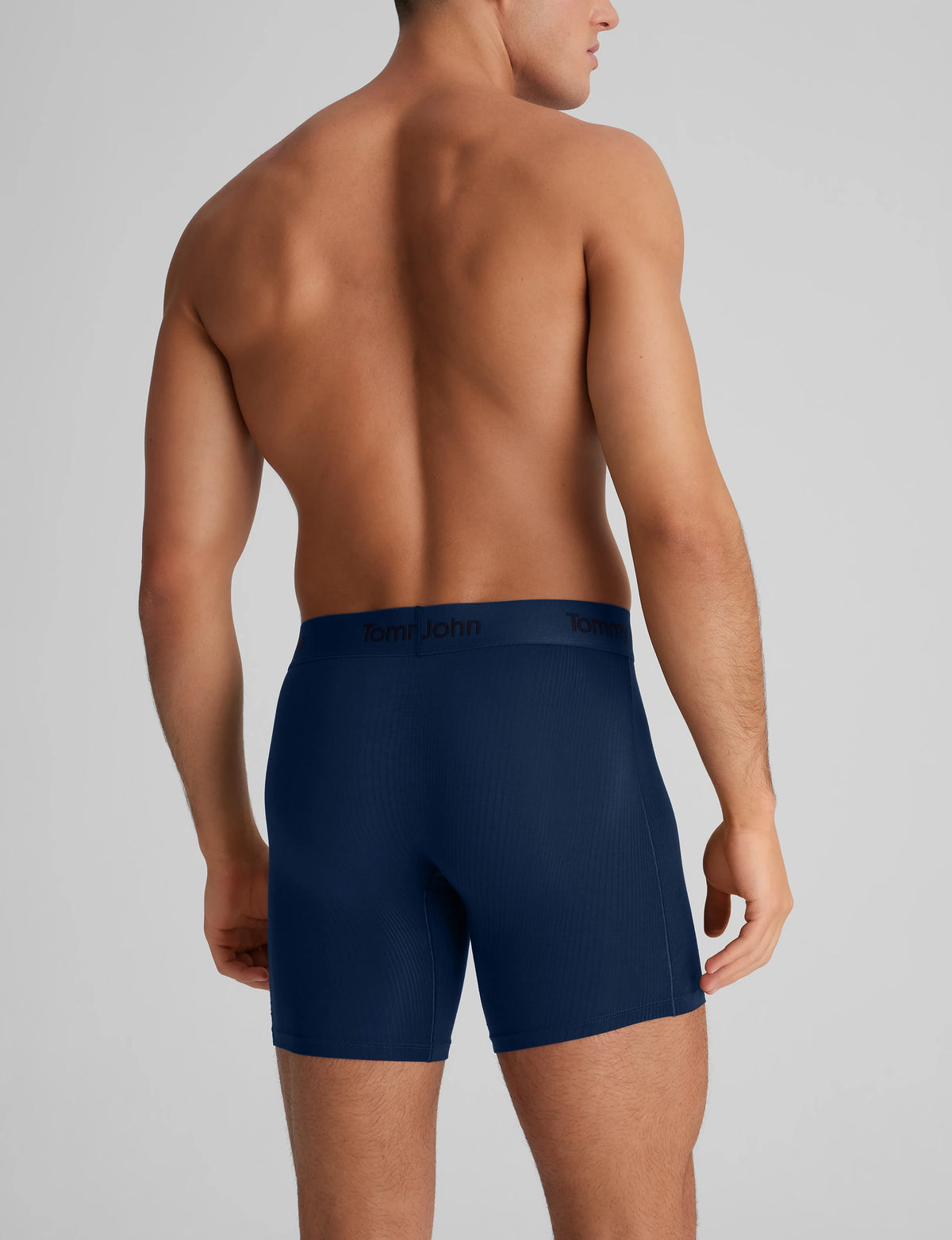 Second Skin Luxe Rib Mid-Length Boxer Brief 6" (6-Pack)