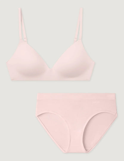 Second Skin Wireless T-Shirt Bra & Brief Set
