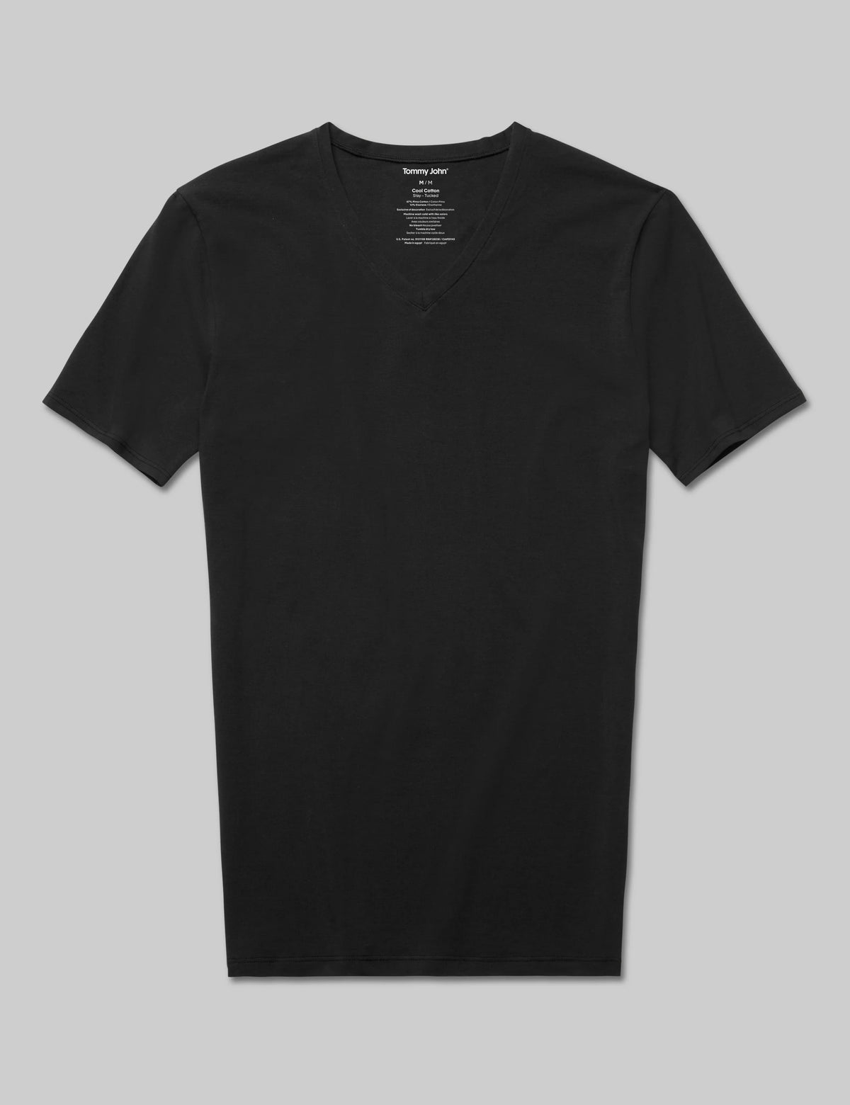 Cool Cotton High V-Neck Stay-Tucked Undershirt
