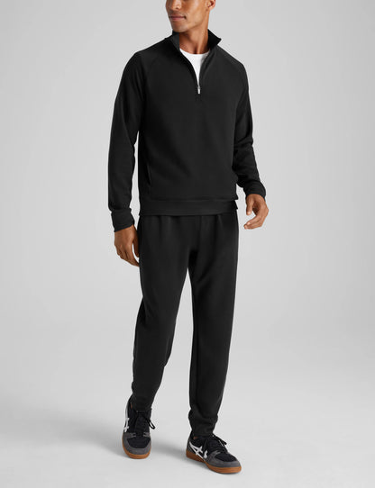 Luxe Traveler Knit Quarter Zip & Jogger Set