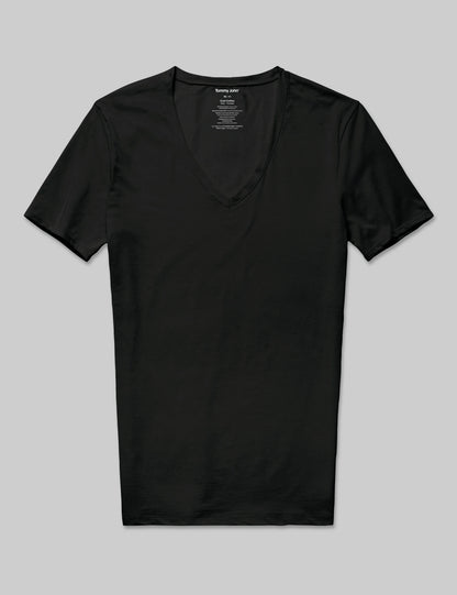 Cool Cotton Deep V-Neck Stay-Tucked Undershirt