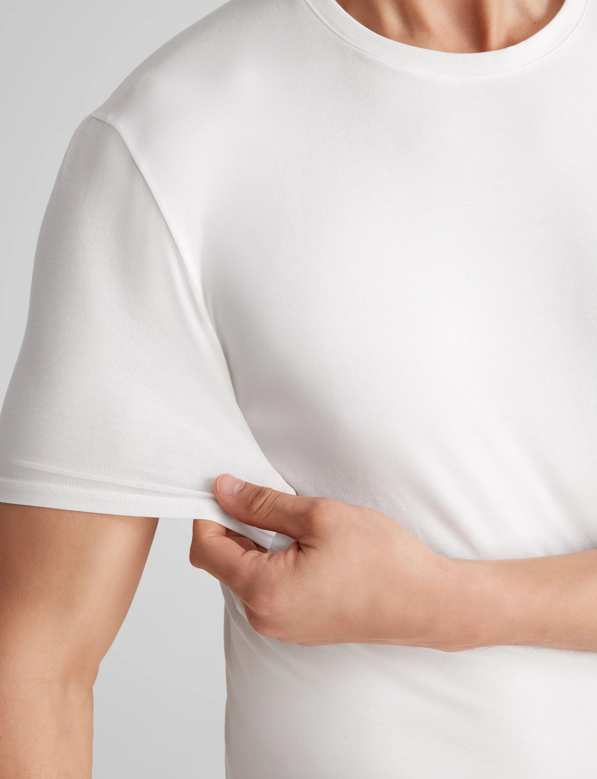Cool Cotton Crew Neck Stay-Tucked Undershirt