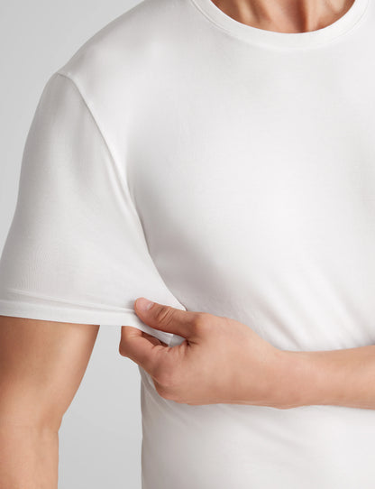 Cool Cotton Crew Neck Stay-Tucked Undershirt
