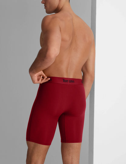 Second Skin Luxe Rib Boxer Brief 8"