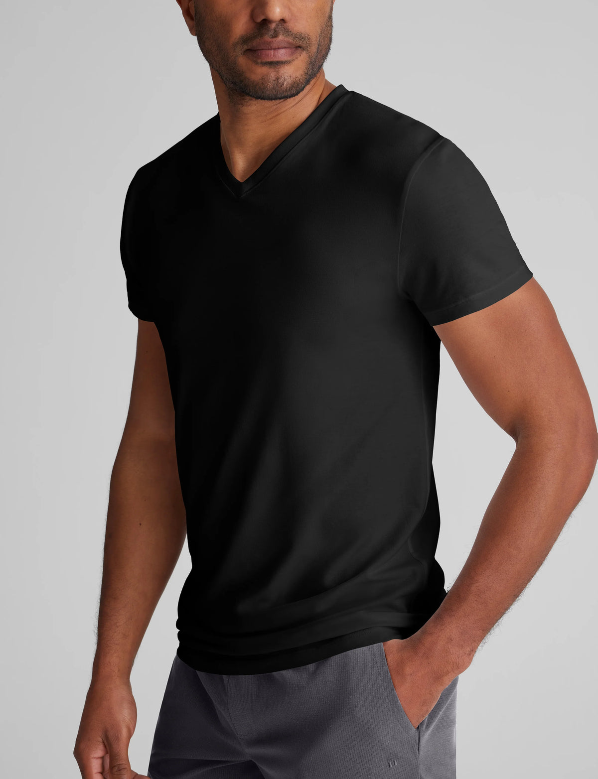 Cool Cotton High V-Neck Modern Fit Undershirt
