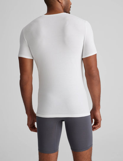 Cool Cotton High V-Neck Stay-Tucked Undershirt (6-Pack)