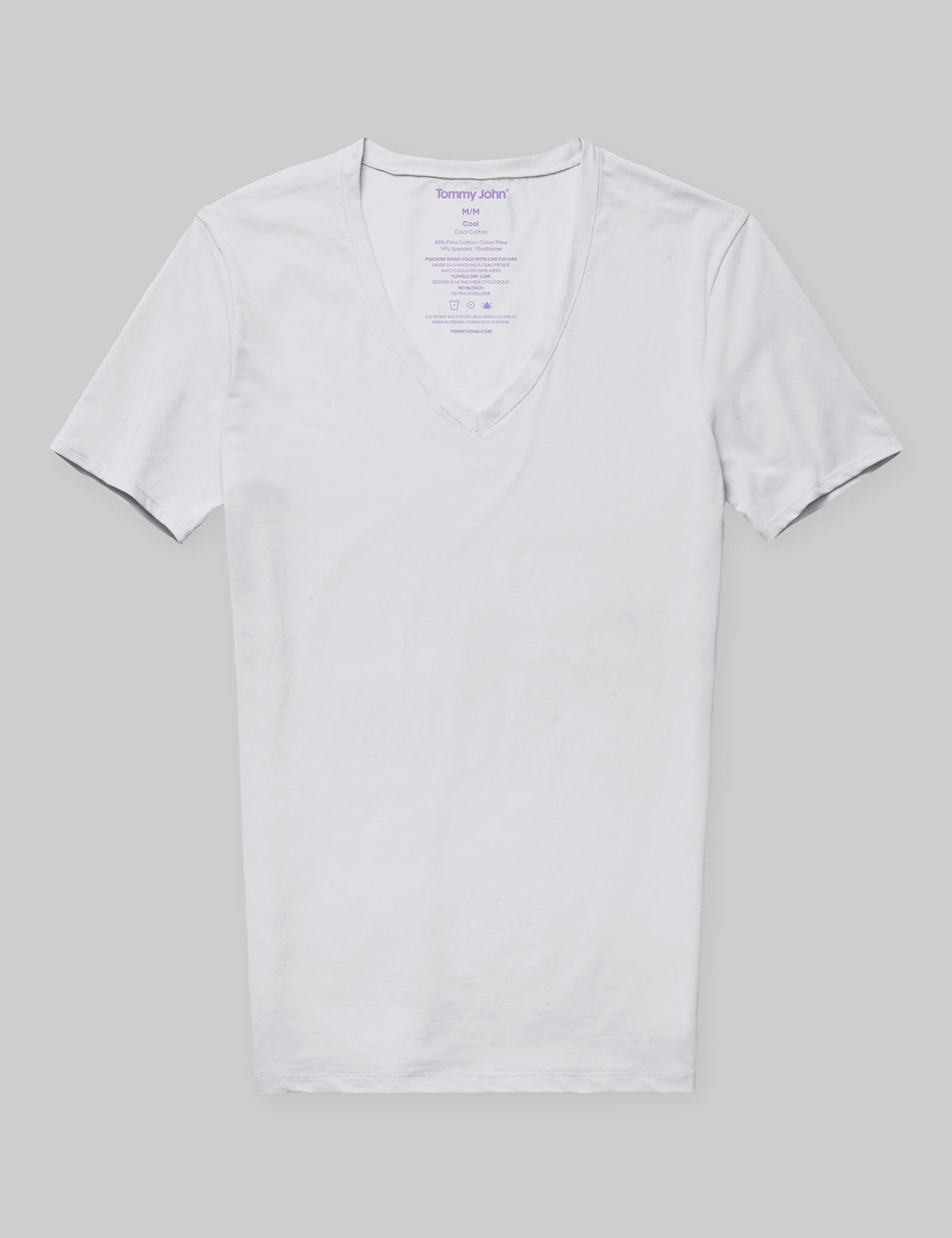 Cool Cotton Deep V-Neck Stay-Tucked Undershirt