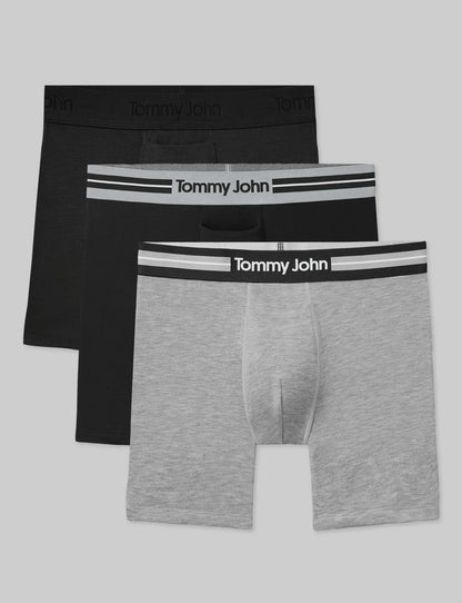 Second Skin Mid-Length Boxer Brief 6" (3-Pack)