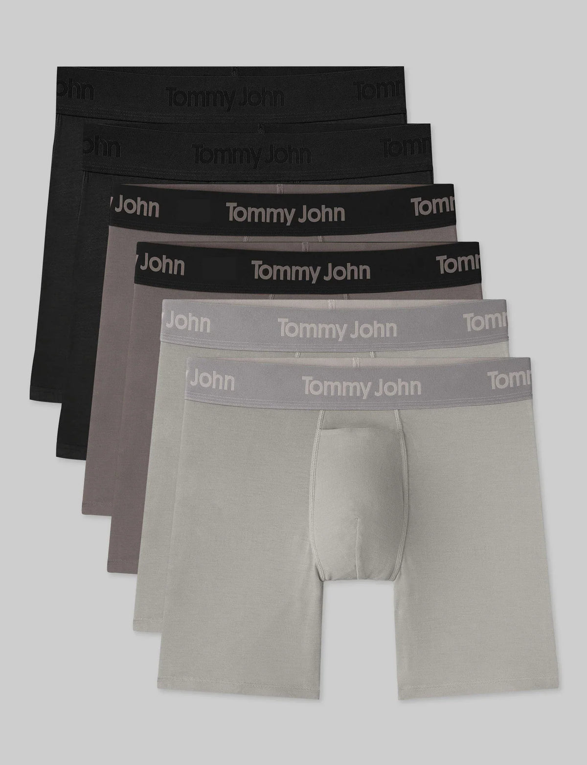 Second Skin Mid-Length Boxer Brief 6" (6-Pack)