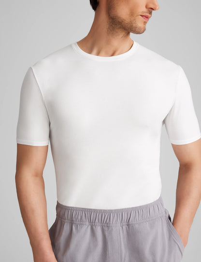 Cool Cotton Crew Neck Stay-Tucked Undershirt