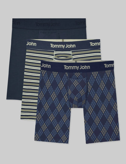 Second Skin Boxer Brief 8" (3-Pack)