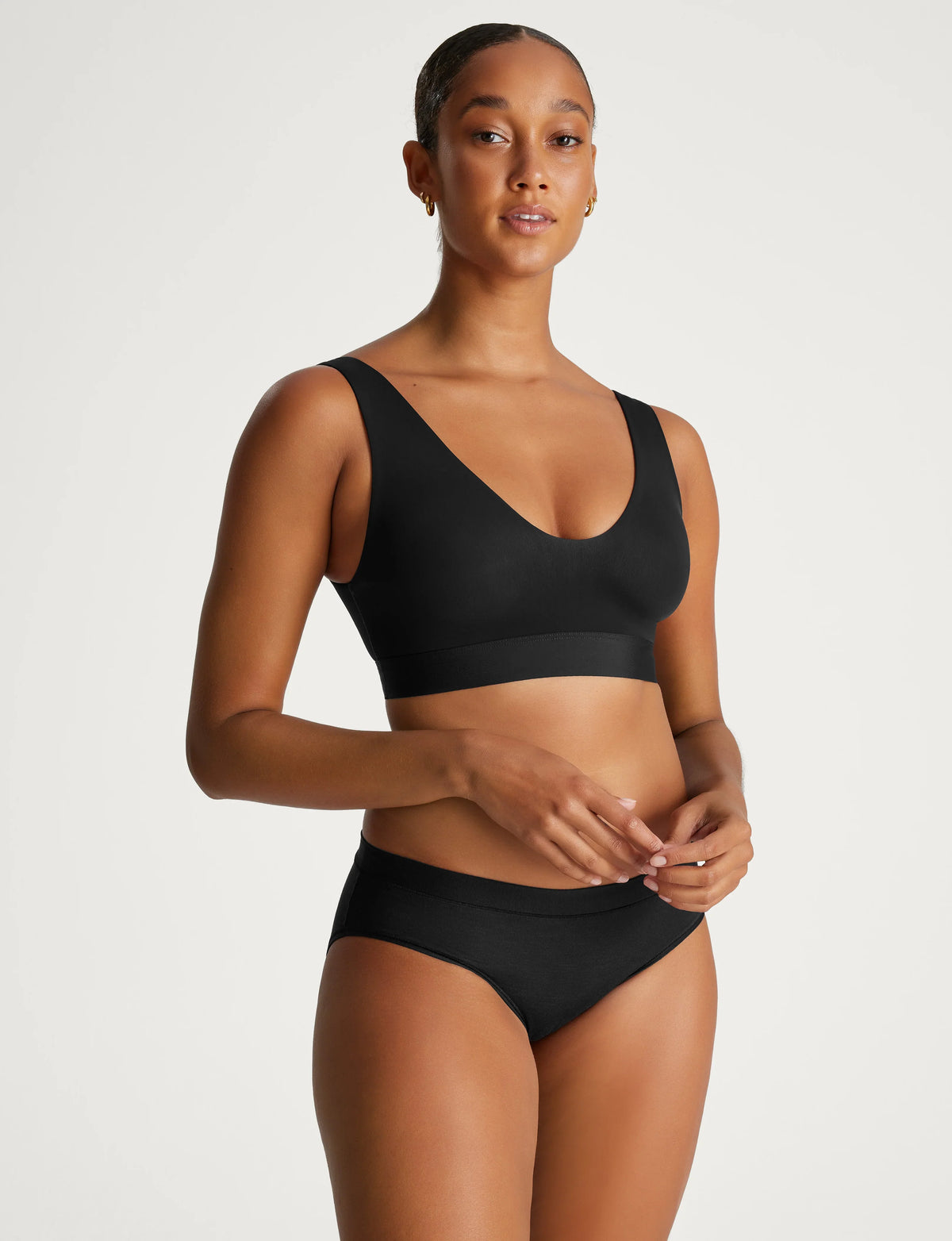 Second Skin Wireless T-Shirt Bra & Pullover V-Neck Bra (2-Pack)