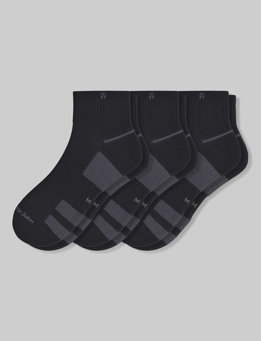 Performance Quarter Crew Sock (3-Pack)