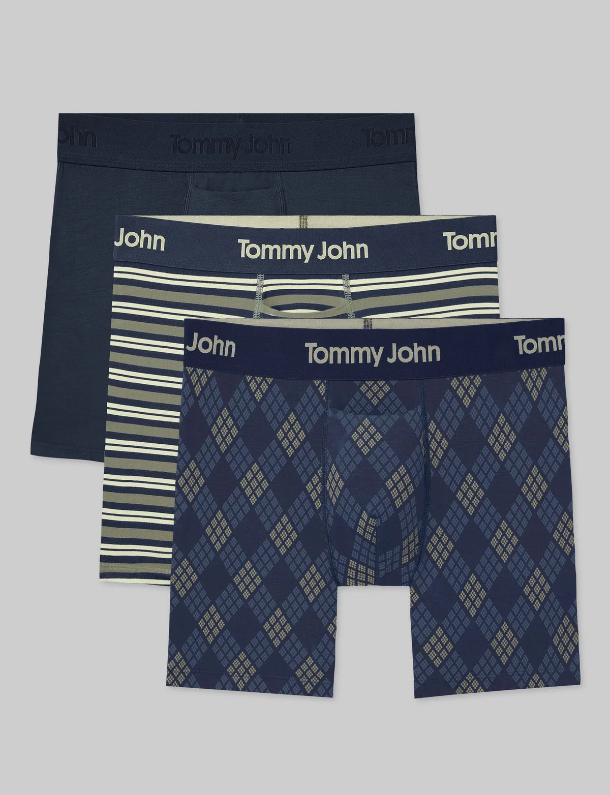 Second Skin Mid-Length Boxer Brief 6" (3-Pack)
