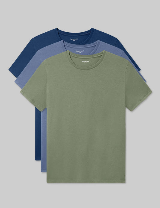 Second Skin Crew Neck Tee (3-Pack)