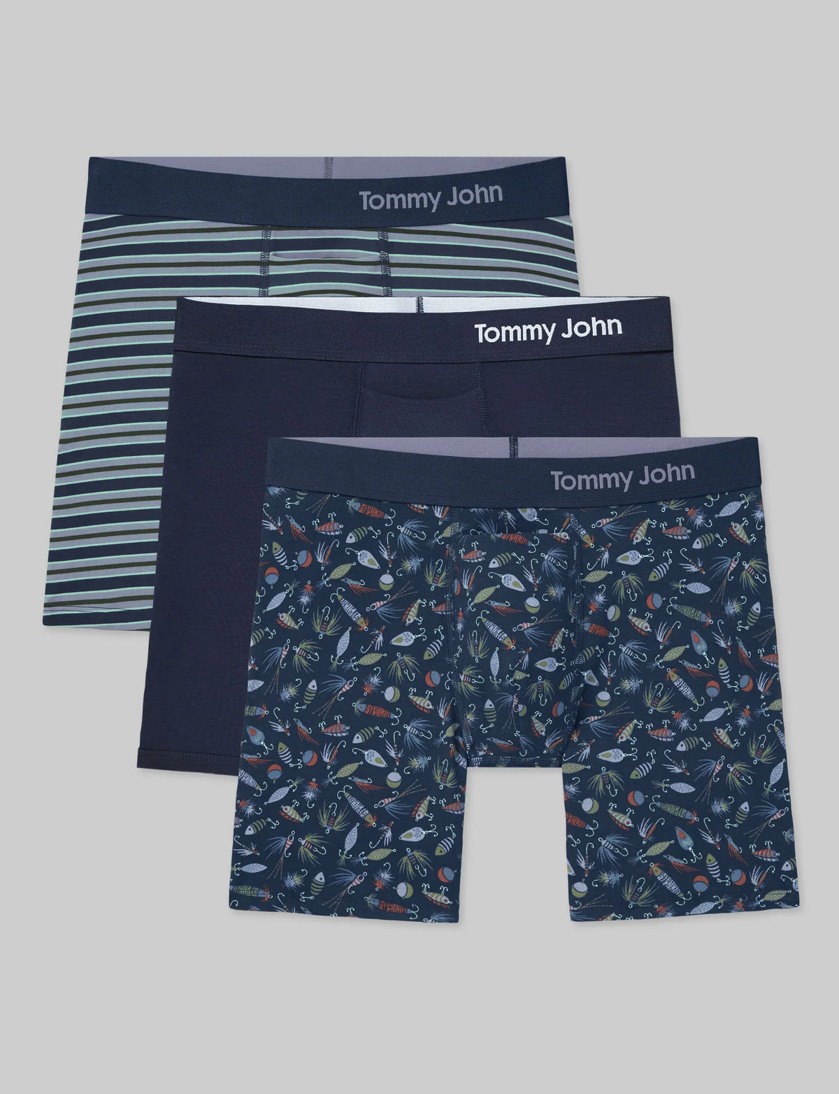Cool Cotton Mid-Length Boxer Brief 6" (3-Pack)