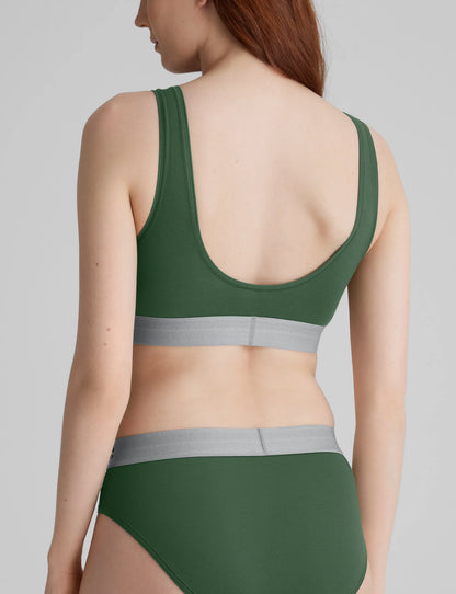 Cool Cotton Scoop Bralette (2-pack)