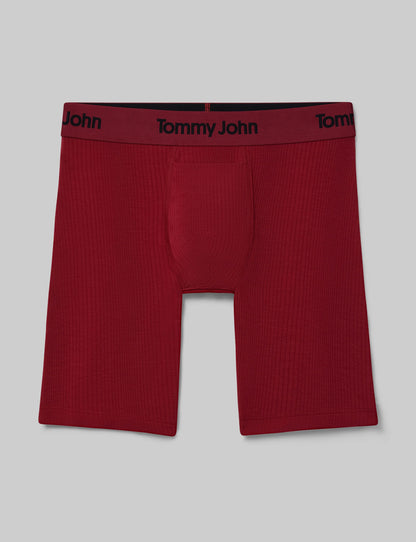Second Skin Luxe Rib Boxer Brief 8"