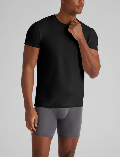Cool Cotton Crew Neck Modern Fit Undershirt (6-Pack)