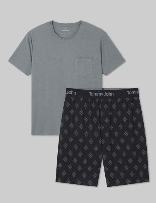Second Skin Sleep Pocket Tee & Short Set