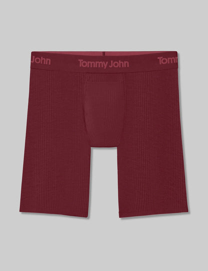 Second Skin Luxe Rib Boxer Brief 8"