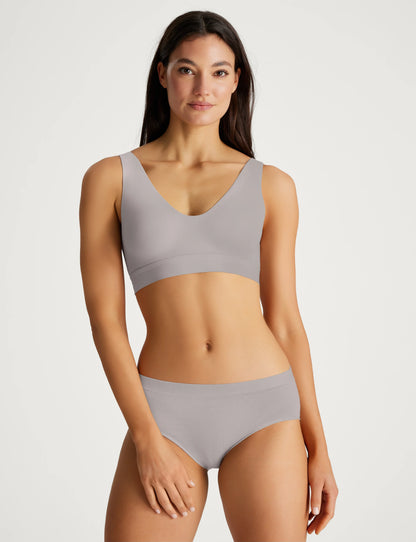 Second Skin Pullover V-Neck Bra & Brief Set