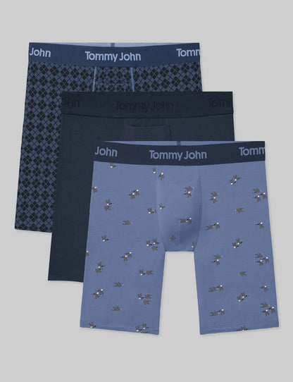 Second Skin Boxer Brief 8" (3-Pack)