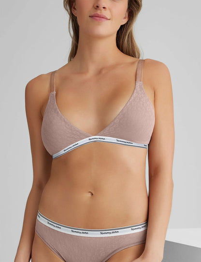 Signature Comfort Lace Triangle Bralette